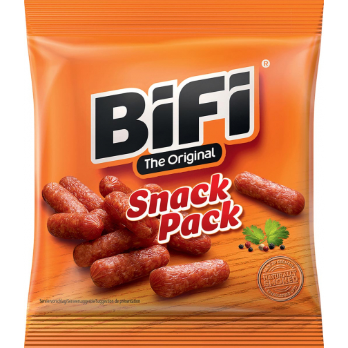 Bifi original saucisson, snack pack, 60 gram