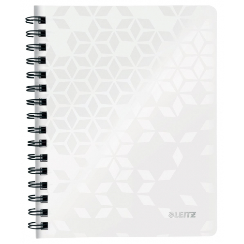 Leitz WOW cahier, ft A4, ligné, blanc