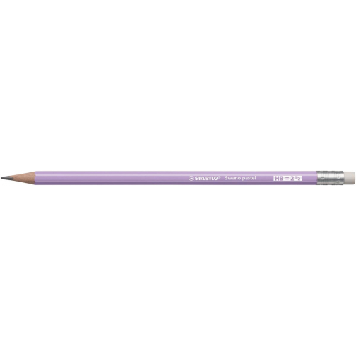 STABILO Swano pastel crayon, HB, avec gomme, violet