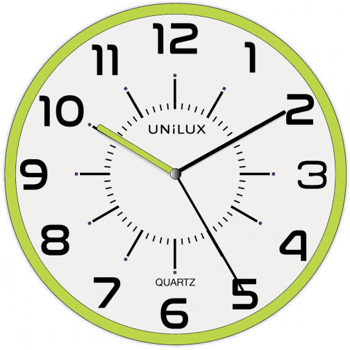 Unilux horloge Pop, diamètre 30 cm, vert
