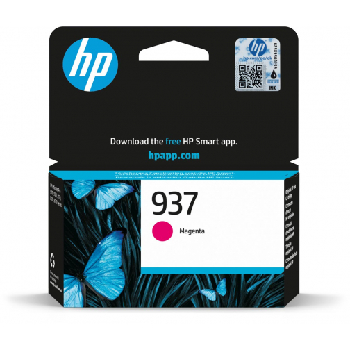 HP cartouche d'encre 937, 800 pages, OEM 4S6W3NE, magenta