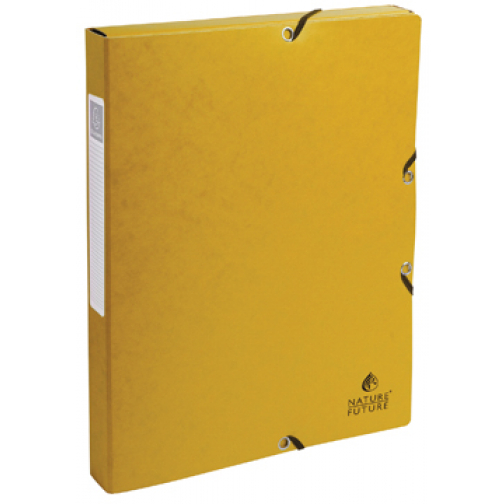 Exacompta boîte de classement Exabox jaune, dos de 2,5 cm