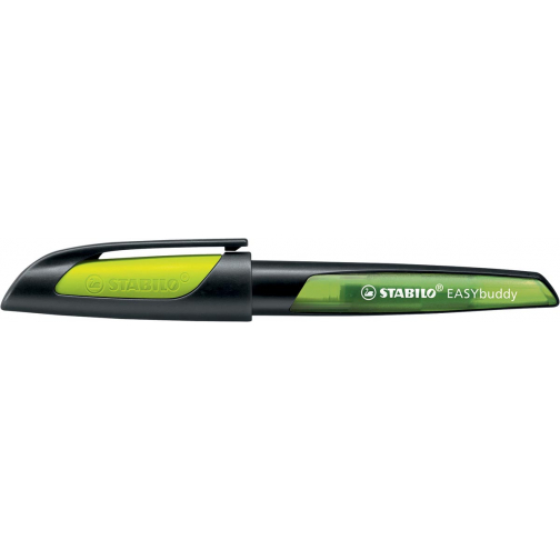STABILO EASYbuddy stylo plume, noir et vert lime