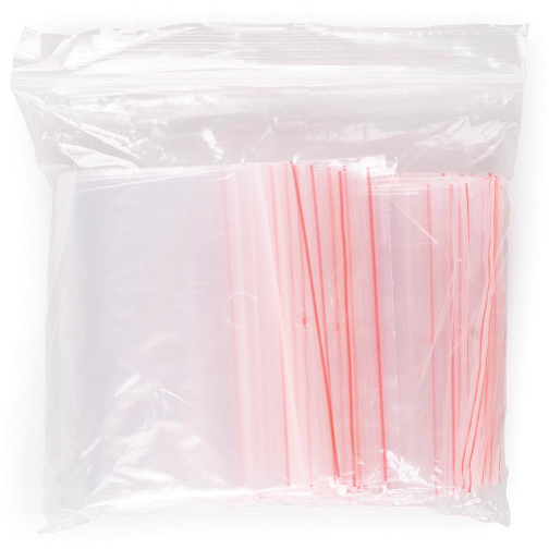 OFFICE products sachets zip, transparent, paquet de 100 pièces, ft 100 x 150 mm
