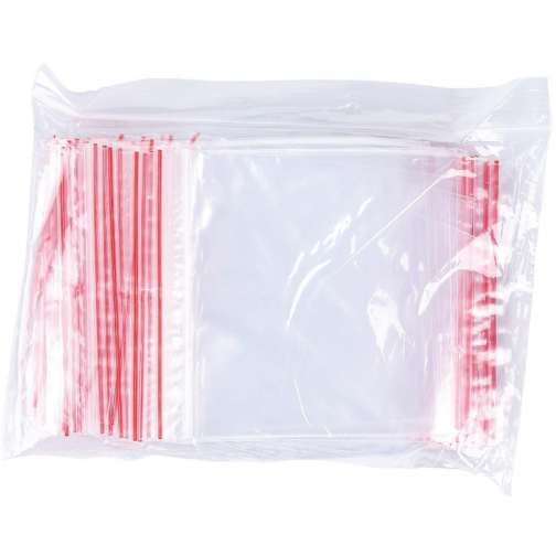 OFFICE products sachets zip, transparent, paquet de 100 pièces, ft 230 x 320 mm