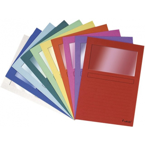 Venstermap Exacompta Forever L-map 120gr assorti