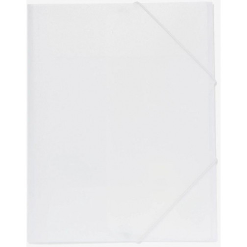 Chemise à élastiques, à 3 rabats, transparent