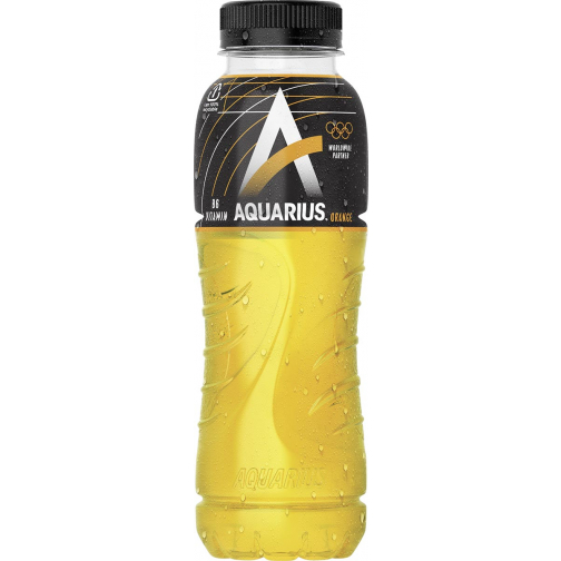 Aquarius Orange boisson rafraîchissante, bouteille de 33 cl, paquet de 24 pièces