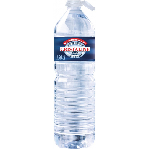 Cristaline eau, bouteille de 1,5 litre, paquet de 6 pièces