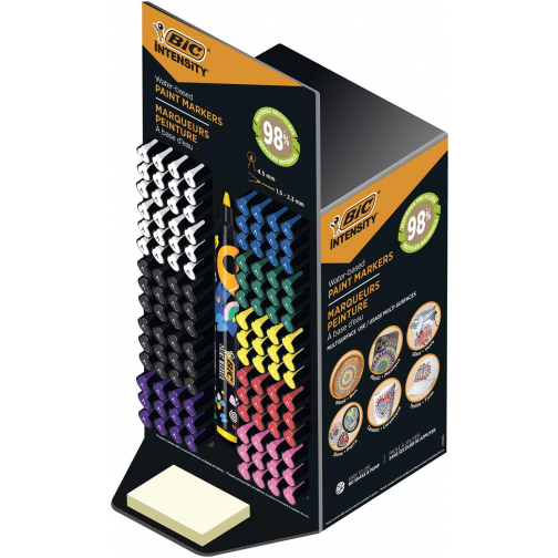 BIC Intensity marqueur peinture couleurs assorties display de 12 pièces