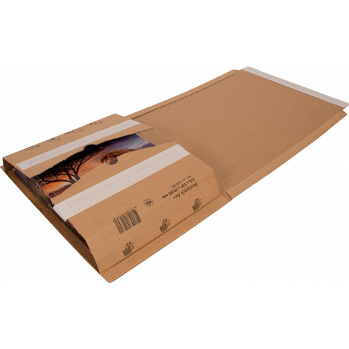 Cleverpack etui d'emballage en carton ondulé, ft 270 x 330 x 20 / 80 mm, paquet de 10 pièces