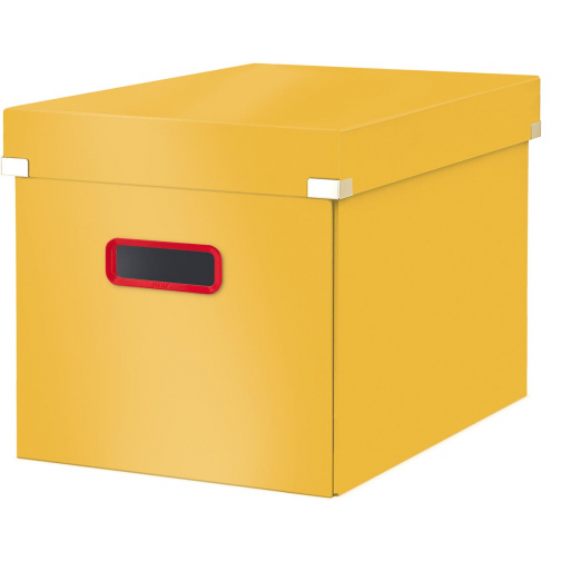 Leitz Cosy Click & Store cube boîte de classement grande, jaune