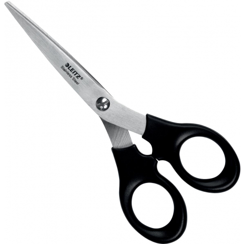Leitz ciseaux, 16,5 cm, inox, noir, sous blister