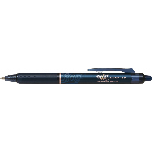 Pilot stylo bille FriXion Ball Clicker 10, bleu/noir