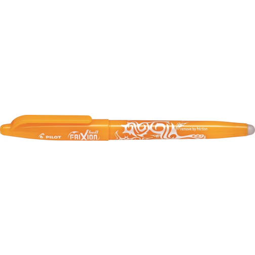 Pilot roller Frixion Ball, encre gel, abricot