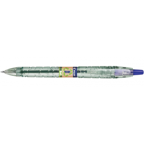 Pilot Ecoball B2P BeGreen stylo bille, large, bleu