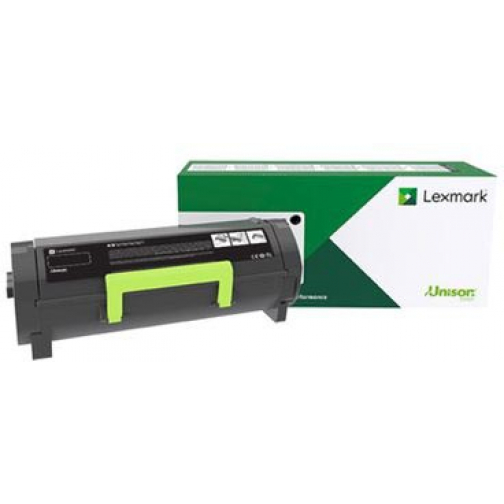 Lexmark toner return program, 6.000 pages, OEM 56F2000, noir