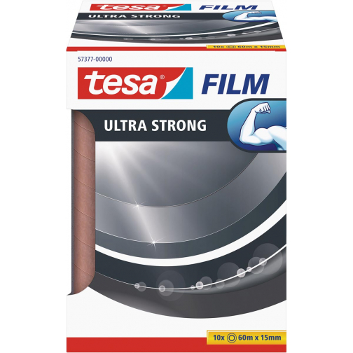 Tesafilm Ultra-Strong, ft 60 m x 15 mm, tour de 10 rouleaux