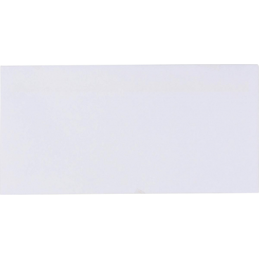 Pergamy enveloppes sans fenêtre 80 g, ft DL 110 x 220 mm, autocollantes, blanc, boîte de 500 pièces