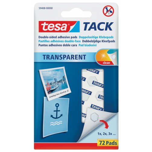 Tesa pastille adhésive Tack, blister de 72 pièces