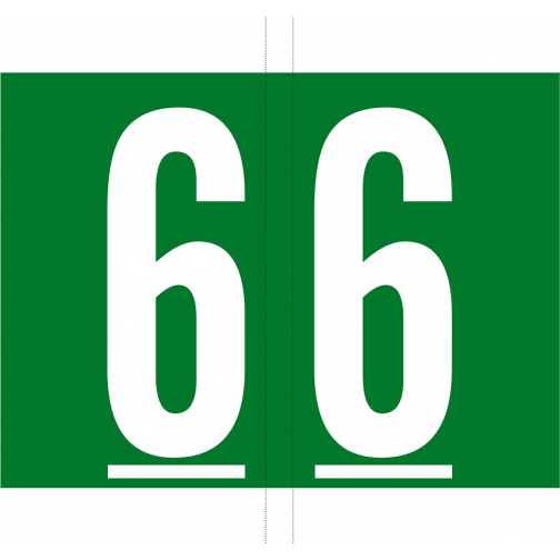 Codetab 6, rouleau de 500 tabs, vert foncé