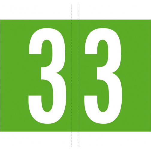 Codetab 3, rouleau de 500 tabs, vert clair