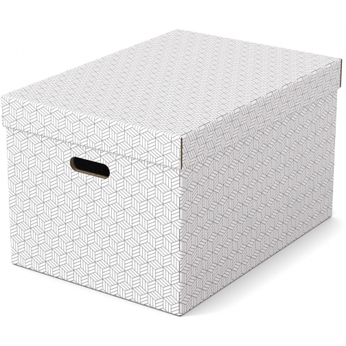 Esselte Home boîte à archives, ft 35,5 x 51 x 30,5 cm, blanc, paquet de 3 pièces