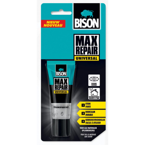 Bison colle Max Repair Universal, blister avec tube de 45 g