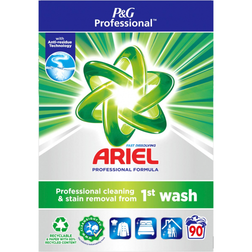 Ariel lessive en poudre Actilift, 90 doses, boite de 5,4 kg