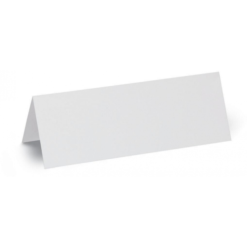 MAUL cartes de nom, ft 21 x 7,5cm, blanc, paquet de 100 pièces
