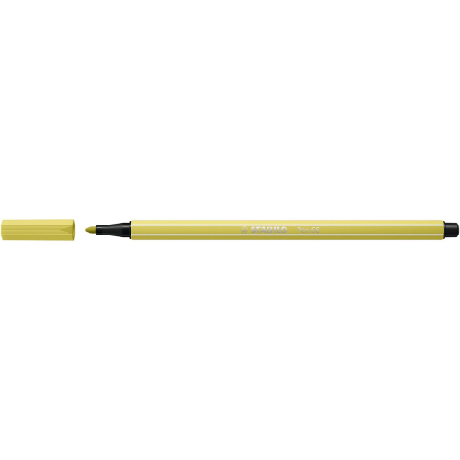STABILO Pen 68 feutre, jaune moutarde