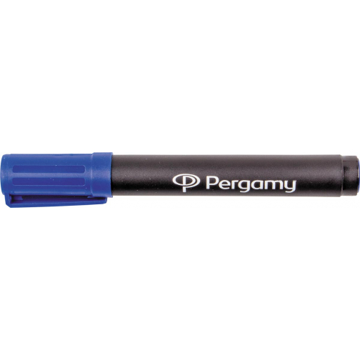 Pergamy marqueur permanent avec pointe biseautée, bleu