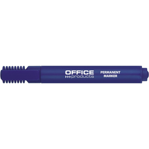 Office Products marqueur permanent 1-5 mm, pointe biseautée, bleu