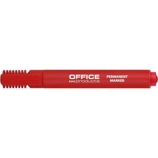 Office Products marqueur permanent 1-5 mm, pointe biseautée, rouge