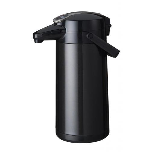 Bravilor Bonamat Airpot Furento, pichet isothermique, 2,2 l, inox, noir métallisé