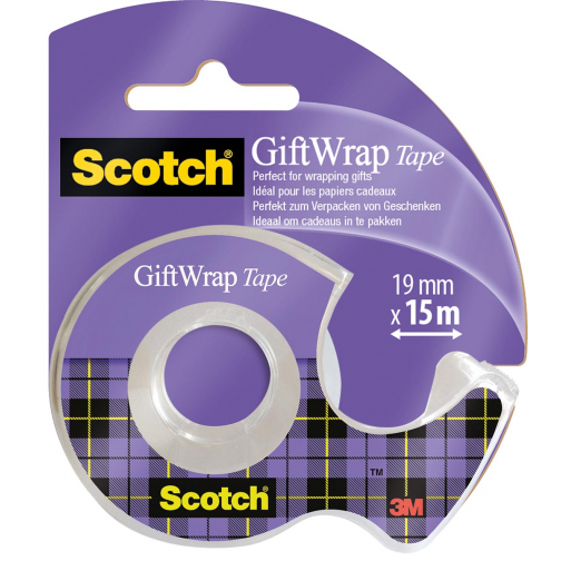 Scotch Gift Wrap tape ft 19 mm x 15 m, sous blister