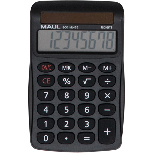 Maul calculatrice de bureau ECO MJ 455, noir