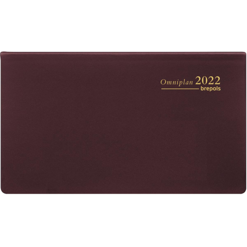 Brepols Omniplan Seta, bordeaux, 2026