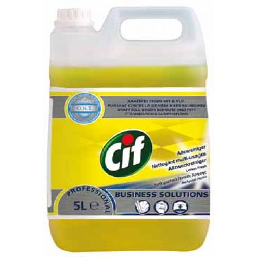 Cif détergent universel citron, bouteille de 5 litre