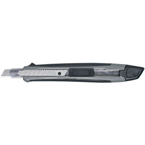 MAUL cutter Softgrip avec frein, 9 mm, gris