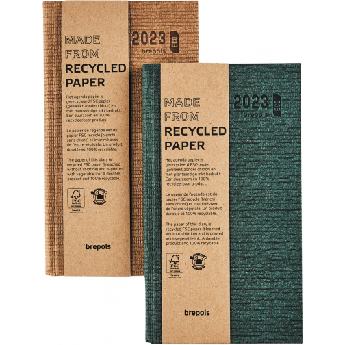 Brepols agenda Ecorama, Kazar, assorti, 2026, relié