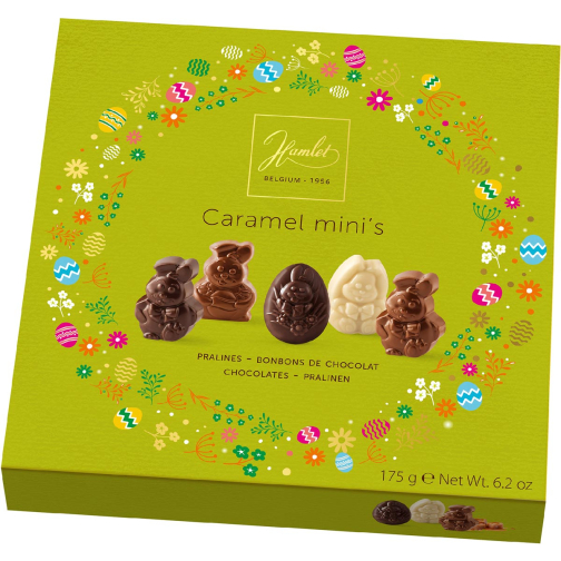 Hamlet Pâques caramel mini's bonbons de chocolat, boîte de 175 g