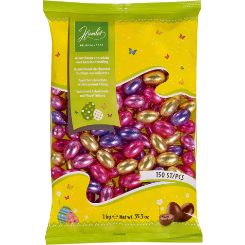 Hamlet oeufs de Pâques, assorti, sachet de 1 kg