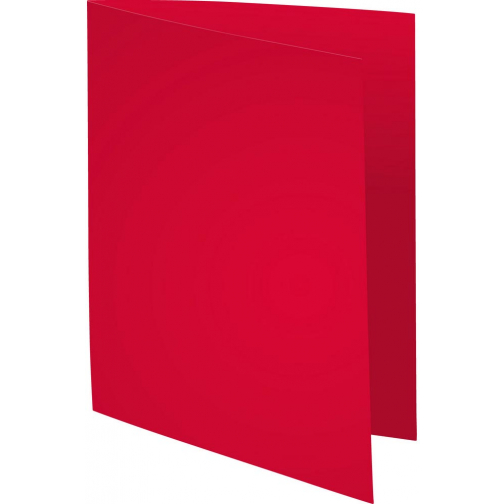 Exacompta chemise de classement Rock's 80, ft 22 x 31 cm, paquet de 100, rouge