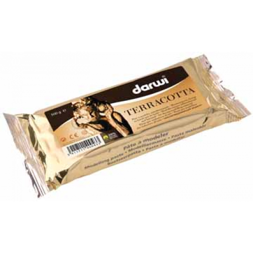 Darwi pâte à modeler Terracotta, paquet de 500 g