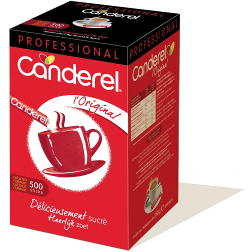 Canderel sticks de sucre, 0,5 g, boîte de 500 pièces