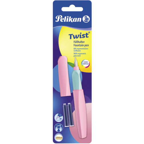 Pelikan Twist stylo plume, sous blister, lila (Sweet Lilac)