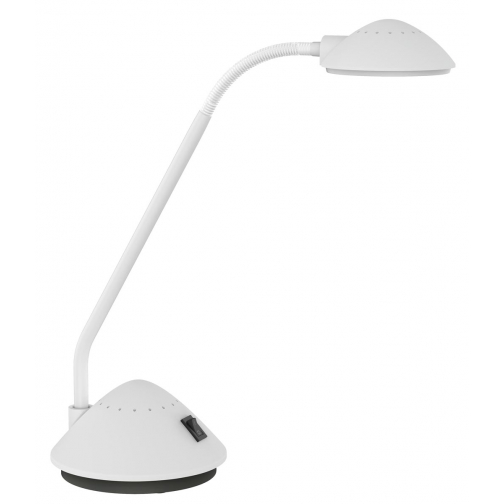 MAUL Luminaire de bureau LED Arc, lumière blanche chaude, blanc
