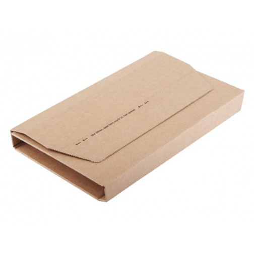 Wikkelverpakking CleverPack A4 +zelfkl strip bruin 25stuks