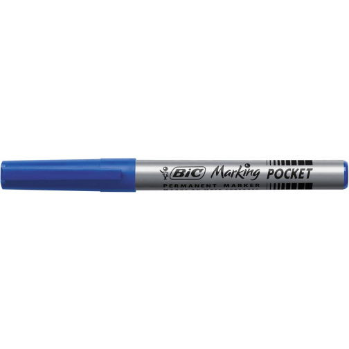 Bic marqueur permanent ECOlutions, largeur de trait: 1,1 mm, pointe fine, bleu